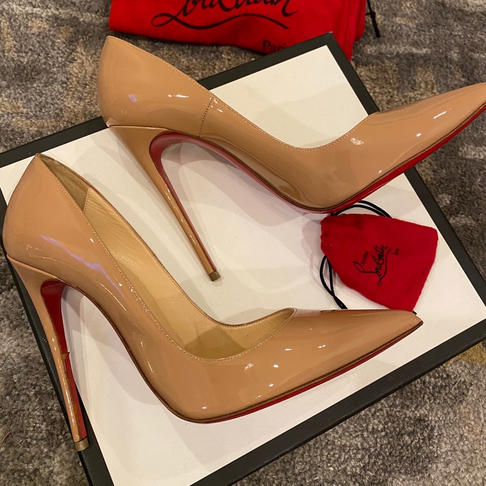 Christian Louboutin Beige “So Kate” 120mm pumps